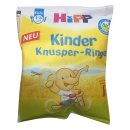 Hipp Snack Kinder Knusper-Ringe ab 1 Jahr, 25 g, 5er Pack...