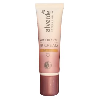 alverde NATURKOSMETIK Pure Beauty BB Cream mittel, 30 ml Tube (1er Pack)