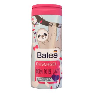 Balea Cremedusche Faultier BORN TO BE LAZY, 300 ml Flasche (1er Pack)