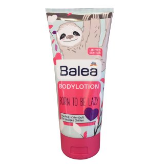 Balea Körperlotion Faultier BORN TO BE LAZY, 200 ml Tube (1er Pack)