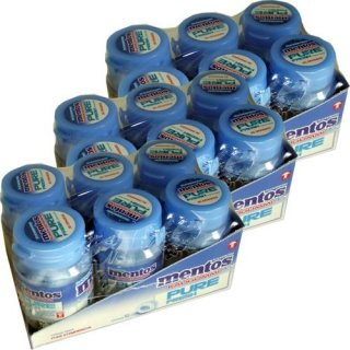 Mentos Pure Fresh Fresh Mint 3er Pack (18x 70g Dose)