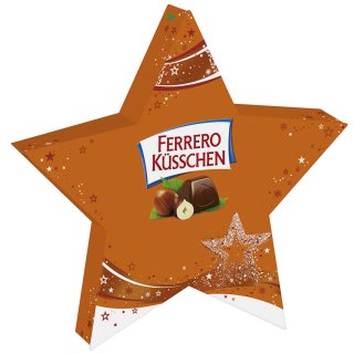 Ferrero Küsschen Weihnachtsstern (124g Sternbox)