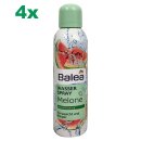 Balea Wasserspray Melone für Gesicht und Körper (4x150ml Sprayflasche)