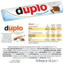 Ferrero duplo Milchcreme 3er Pack (3x10 Riegel)