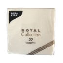 Papstar Royal Collection Servietten1/4 Falz 25x25cm beige...