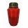 usy LED Grablicht Grabkerze Grableuchte Ohne Batterien Rot 9x18cm (1 Stck. Packung)