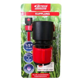 Carrera Greenmaster Schlauchkupplung in rot/schwarz (Nr.2n) grün