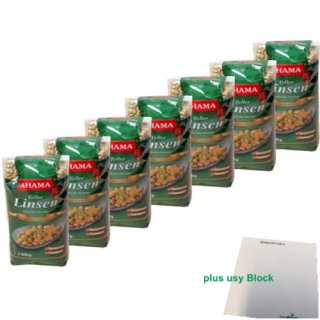 Ahama Linsen Maxipack (7x500g) + usy Block