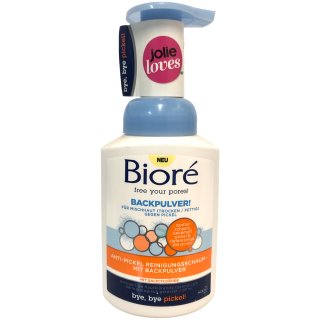 Bioré Anti-Pickel Reinigungsschaum mit Backpulver, 200 ml (1er Pack)