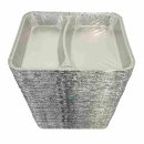 usy Aluschale Menü 2 geteilt ohne Deckel (100Stk)