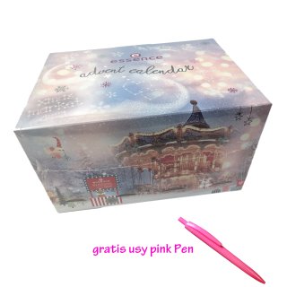 Essence Adventskalender 2018 mit gratis usy Pink Pen (1er Pack)