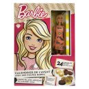 Barbie Adventskalender (180g) mit echter Barbie Puppe