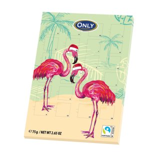 Flamingo Adventskalender Milchschokolade (75g)