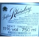 Schloß Rheinberg Sekt trocken 11% (0,75 Liter Flasche)
