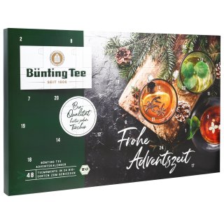 Bünting Bio Tee Adventskalender Frohe Adventszeit (100g Kalender)