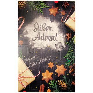 Adventskalender XXL "Süßer Advent" exxxxtra groß mit vielen Marken Artikeln (452g) 2018