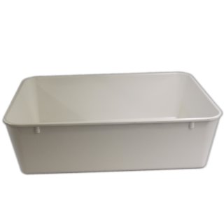 Waca Auslageschale, Servierplatte, Servierschale, weiss, (Maße: 340 x 250 x 100 mm)