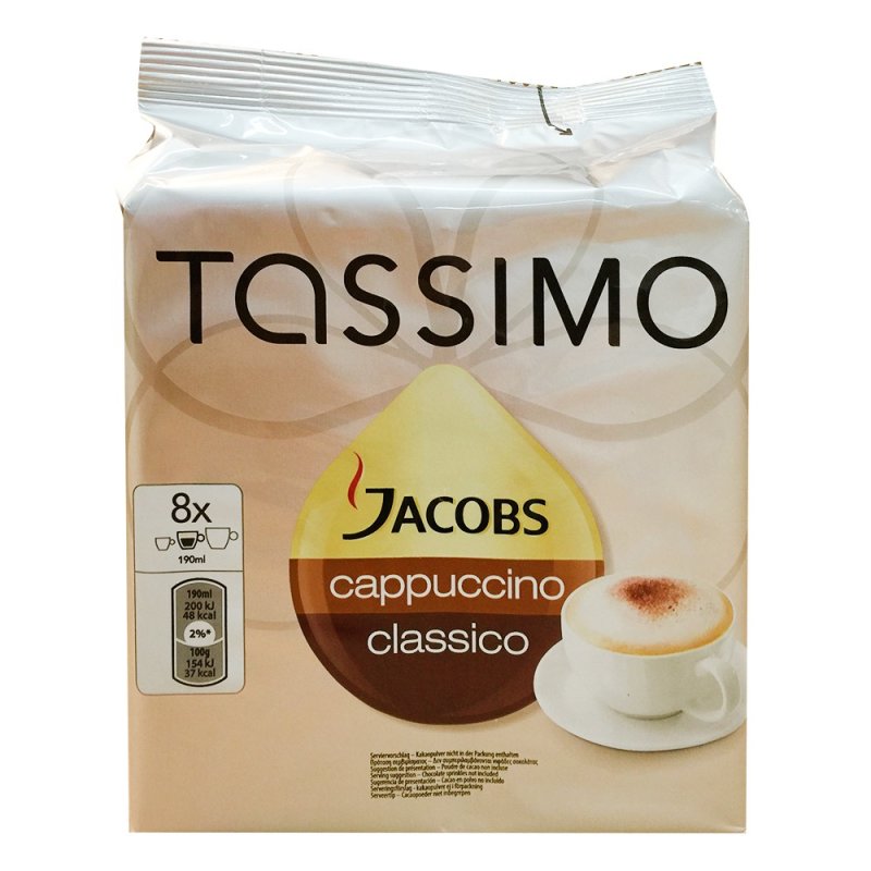 Tassimo T Disc Jacobs Cappuccino Classico 8 Portionen