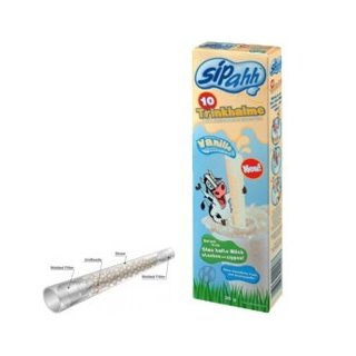 Sipahh Milchtrinkhalm Vanillegeschmack, 10Stk.