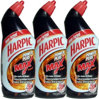 WC Reiniger Harpic Max Original (3 x 750ml Flasche)
