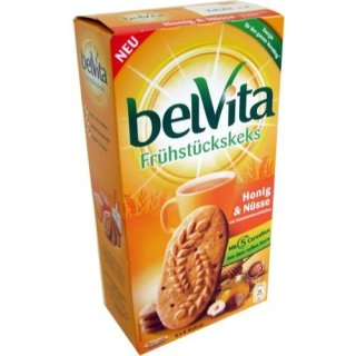BelVita Frühstückskeks "Honig & Nüsse" 6x4 Kekse (24 Stück)