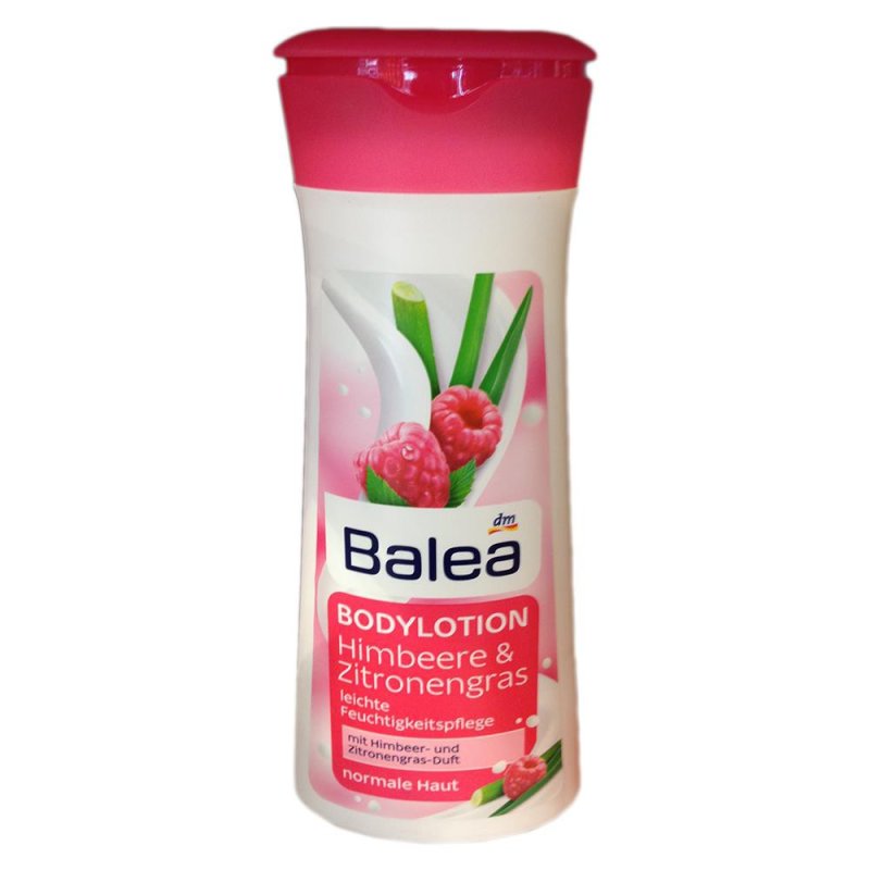 Balea Body Lotion mit Himbeere und ZitronengrasDuft für normale Haut