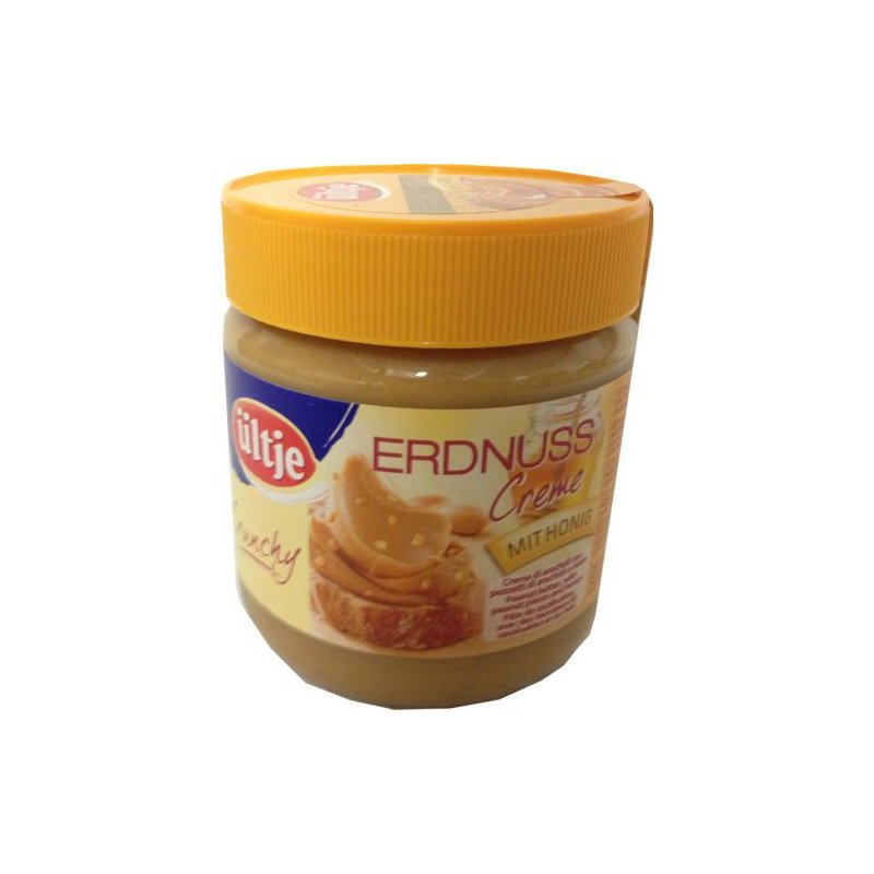 Ültje Erdnuss Creme Crunchy mit Honig (350g Glas)