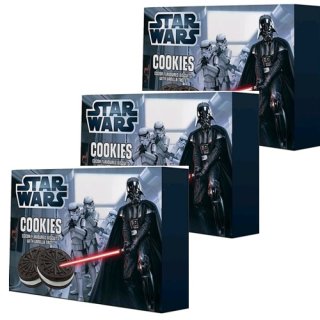 Star Wars Cookies Kakaokekse mit Füllung (3x 176g Packung)