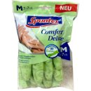 Spontex Handschuhe Comfort Deluxe Größe 7-7.5 - mit Baumwoll-Strick-Fütterung, maschinenwaschbar, 5x1 Paar + usy Block