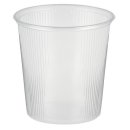 100 Verpackungsbecher, PP rund 500 ml Ø 10,1 cm 10,3 cm transparent