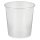 100 Verpackungsbecher, PP rund 500 ml Ø 10,1 cm 10,3 cm transparent