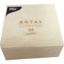 50 Servietten "ROYAL Collection" 1/4-Falz 25 cm...