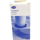 Tassenuntersetzer Papier, gelb (D 7,5 cm, 8-lagig, 3x250...