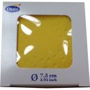 Tassenuntersetzer Papier, gelb (D 7,5 cm, 8-lagig, 3x250...