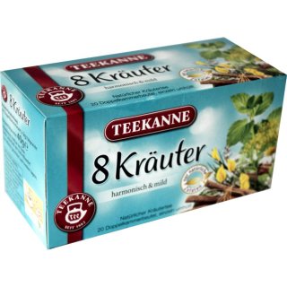 Teekanne 8 Kräuter (20x2g Packung)