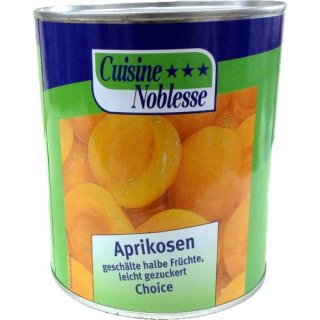 Cuisine Noblesse Geschälte halbe Aprikosen, leicht gezuckert (850ml)