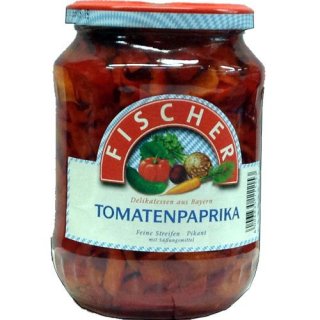 Fischer Tomatenpaprika in feinen Streifen (650 Gramm)