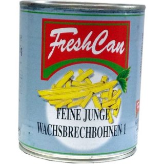 FreshCan feine junge Wachsbrechbohnen Dose (800 Gramm)