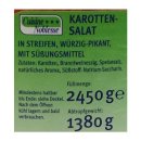 Cuisine Noblesse tafelfertiger Karottensalat in Streifen, würzig-pikant (2650ml Glas)