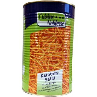 Cuisine Noblesse tafelfertiger Karottensalat in Streifen, würzig-pikant (4250ml Dose)