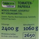 Cuisine Noblesse Tomatenpaprikas geviertelt, würzig-pikant (2650ml Glas)