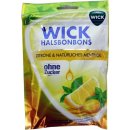 Wick Halsbonbons mit Zitrone zuckerfrei (72g Beutel)