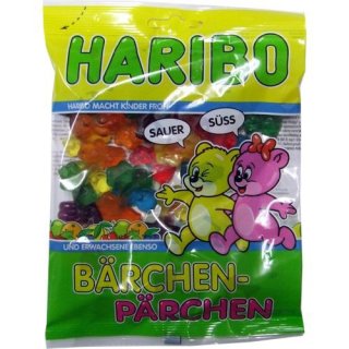 Haribo Bärchen-Pärchen - süß-saures Fruchtgummi (175g)
