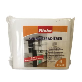 Flinka Schmutzradierer (1 Packung mit 4 Stück)