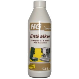 HG Entkalker für Espresso- & Kaffeepadmaschinen, 500 ml