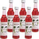 Gourmet-Sirup, Monin "Grenadine", 6 x 50 ml