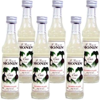 Gourmet-Sirup, Monin "Coco", 6 x 50ml
