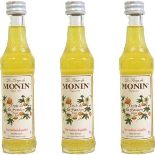 Gourmet-Sirup, Monin "Passion Fruit", 3 x 50ml
