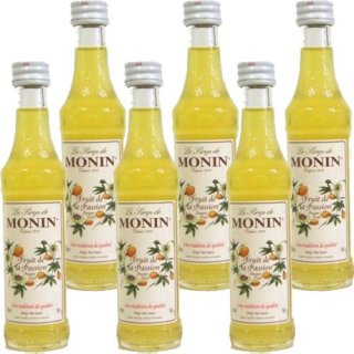 Gourmet-Sirup, Monin "Passion Fruit", 6 x 50ml