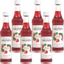Gourmet-Sirup, Monin "Erdbeere", 6 x 50ml